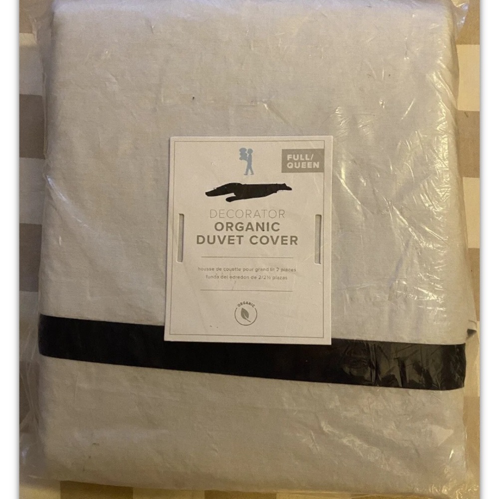 NWT Pottery Barn Kids Decorator Navy Blue Duvet Cover Full/ Queen
